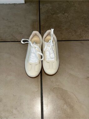 Cider Cream Women's Sneakers with Gum Sole